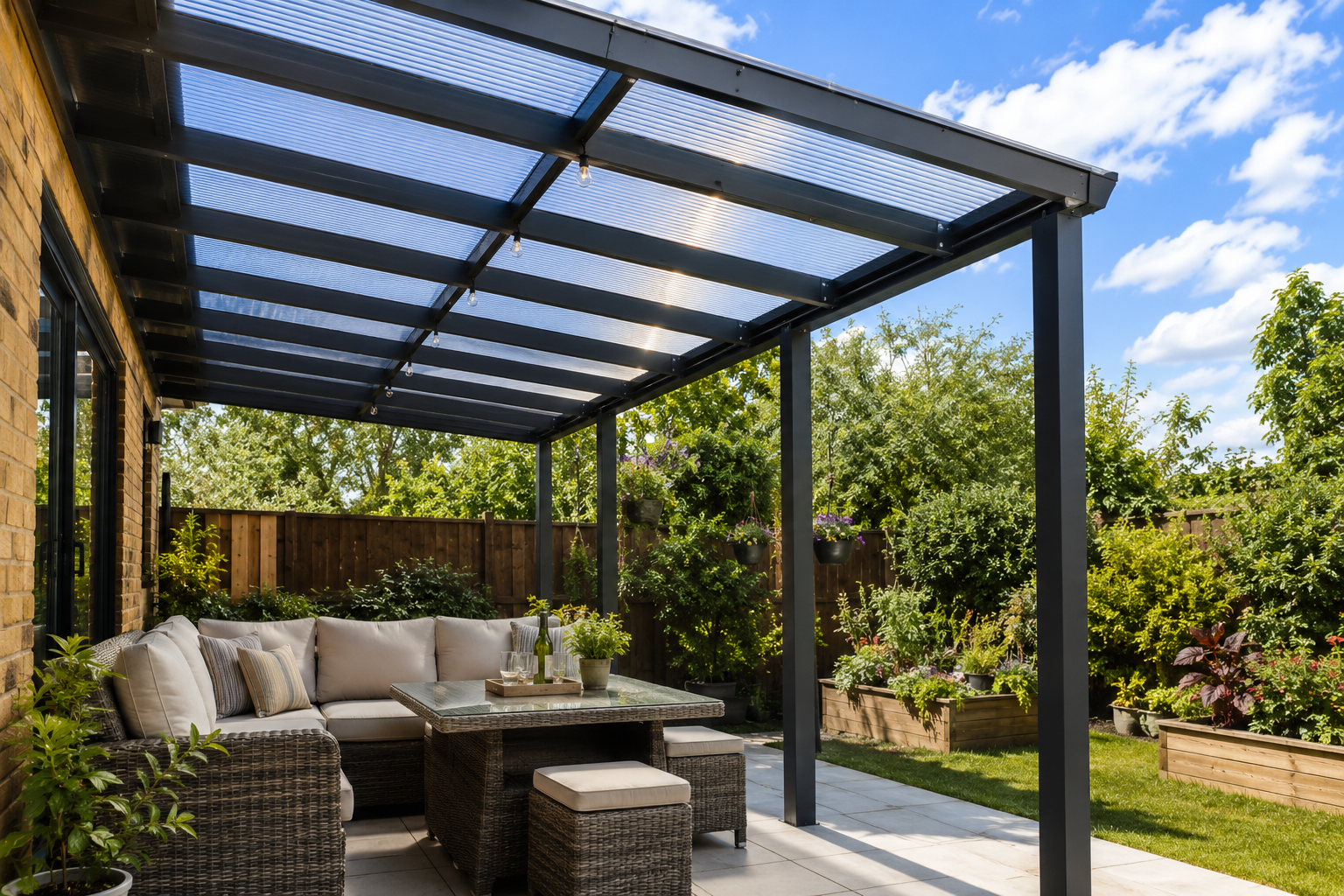 Cheapest Pergola Roofing Options