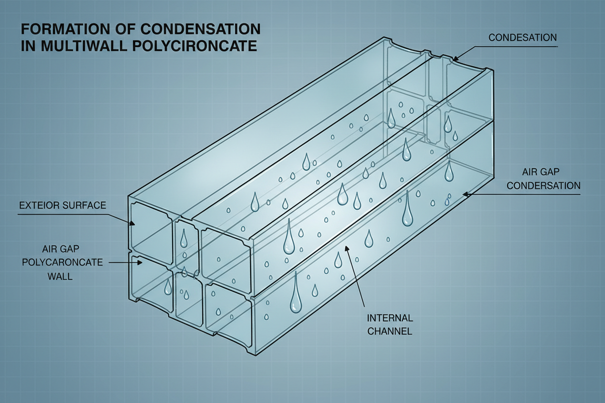 How to Stop Condensation in Multiwall Polycarbonate Roofing Sheets (Complete Guide)