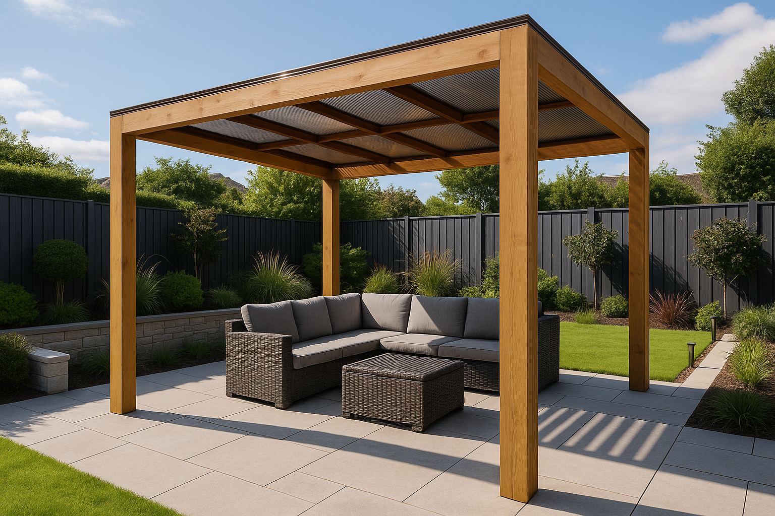Best Polycarbonate Sheets for Pergola Roofs