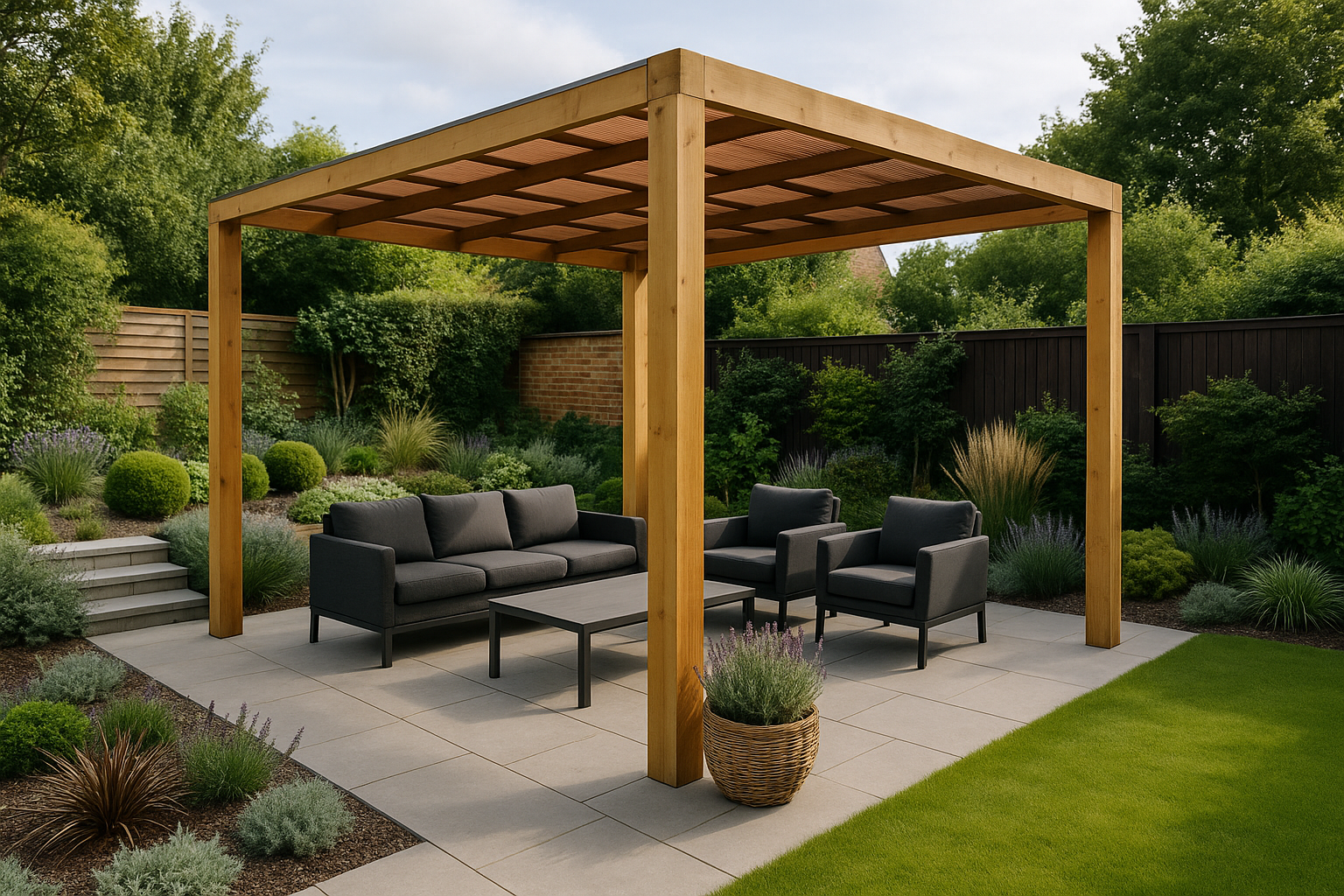 Modern Pergola Roof Design Ideas