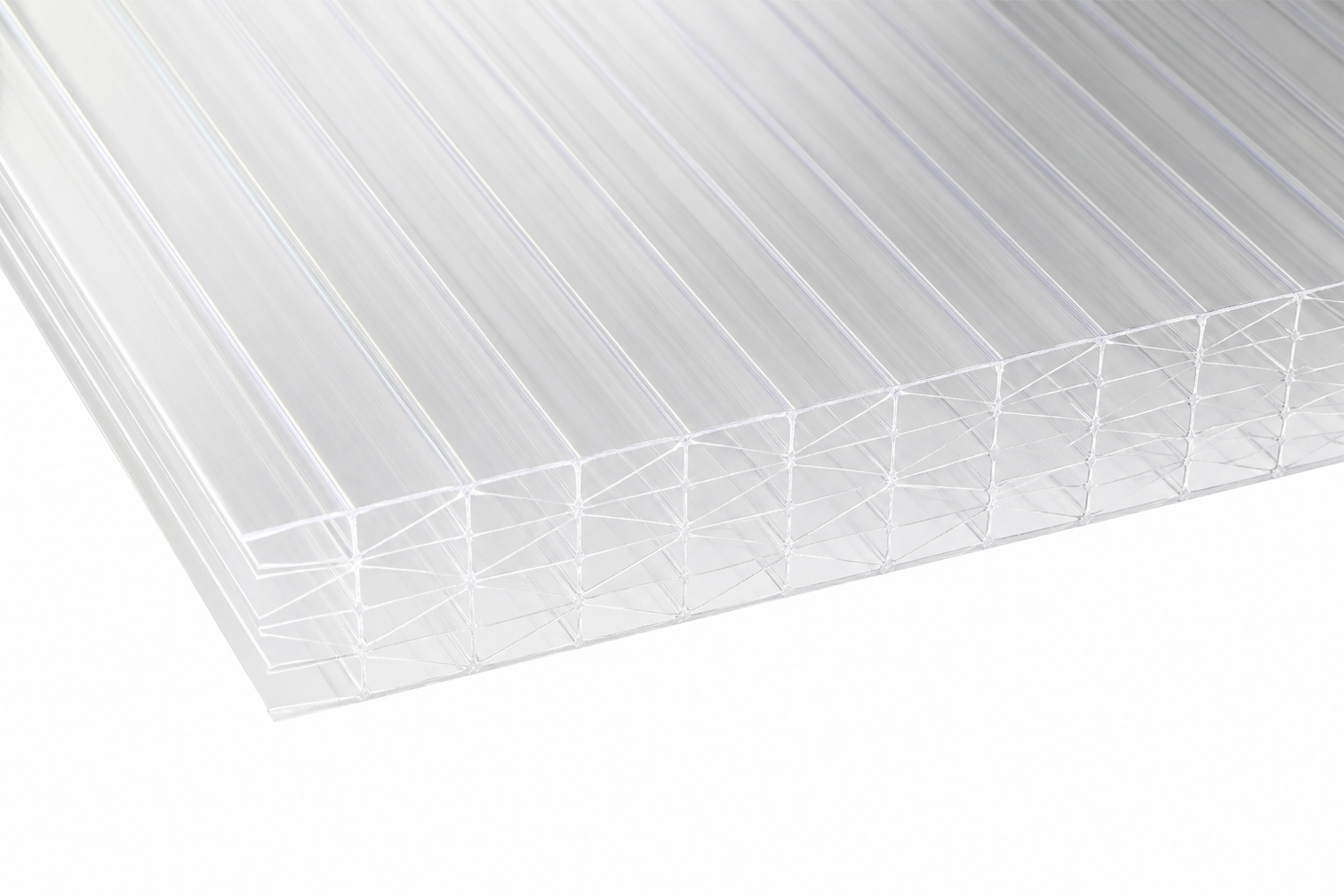 PolycarbonateX 25mm Clear Multiwall Polycarbonate Roofing Sheet