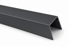 Anthracite grey polycarbonate sheet end closure for sealing and protecting the ends of multiwall polycarbonate roofing sheets.